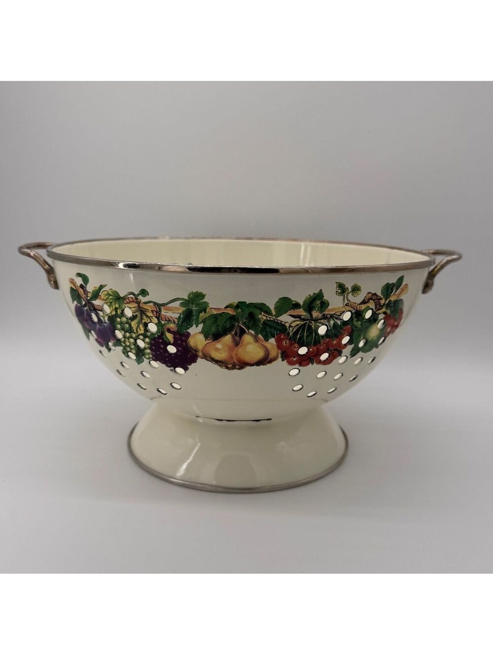 Vintage Tabletops Unlimited Kensington Garden 5-Quart Colander